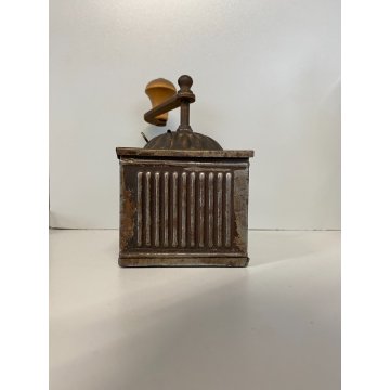 ANTICO MACINA CAFFE MANUALE MACININO FB TRE SPADE IN FERRO ANNI '30