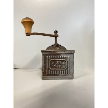 ANTICO MACINA CAFFE MANUALE MACININO FB TRE SPADE IN FERRO ANNI '30