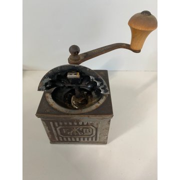 ANTICO MACINA CAFFE MANUALE MACININO FB TRE SPADE IN FERRO ANNI '30
