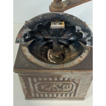 ANTICO MACINA CAFFE MANUALE MACININO FB TRE SPADE IN FERRO ANNI '30