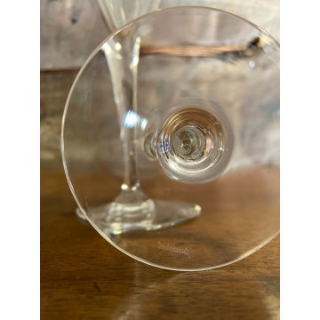 SET 2 FLUTE CHAMPAGNE Dom Perignon CRISTALLO Baccarat 22,8cm VINTAGE '60s LUXURY