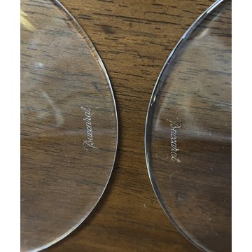 SET 2 FLUTE CHAMPAGNE Dom Perignon CRISTALLO Baccarat 22,8cm VINTAGE '60s LUXURY