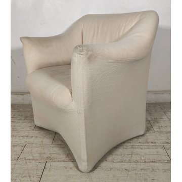 POLTRONCINA 684 Cassina DESIGN Mario Bellini ANNI 70 stoffa VINTAGE ARMCHAIR