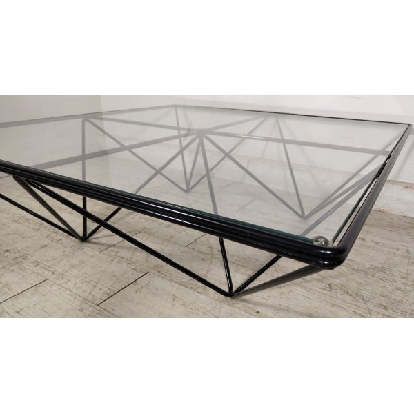 TAVOLINO Alanda FERRO VETRO Design Paolo Piva B&B anni 70 Vintage Coffee Table TAVOLINO Alanda FERRO VETRO Design Paolo Piva B&B anni 70 Vintage Coffee Table