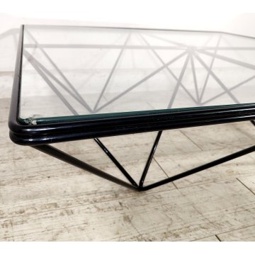 TAVOLINO Alanda FERRO VETRO Design Paolo Piva B&B anni 70 Vintage Coffee Table TAVOLINO Alanda FERRO VETRO Design Paolo Piva B&B anni 70 Vintage Coffee Table