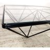 TAVOLINO Alanda FERRO VETRO Design Paolo Piva B&B anni 70 Vintage Coffee Table
