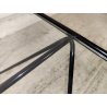 TAVOLINO Alanda FERRO VETRO Design Paolo Piva B&B anni 70 Vintage Coffee Table