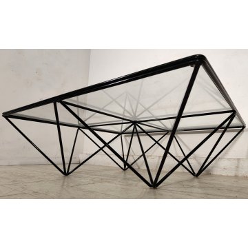 TAVOLINO Alanda FERRO VETRO Design Paolo Piva B&B anni 70 Vintage Coffee Table TAVOLINO Alanda FERRO VETRO Design Paolo Piva B&B anni 70 Vintage Coffee Table