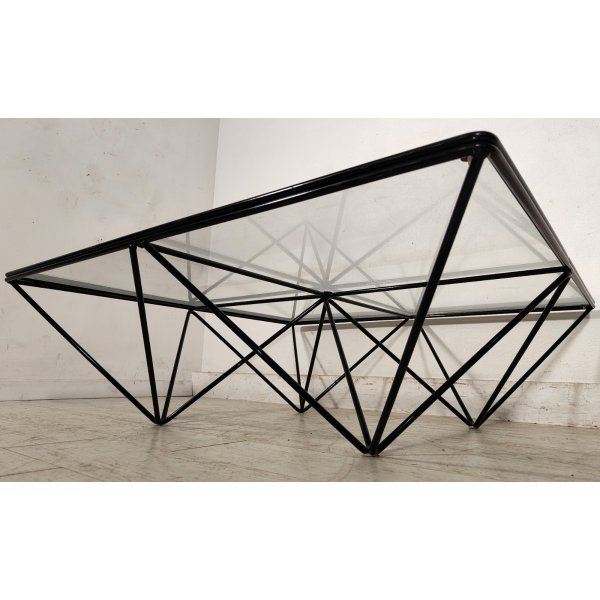 TAVOLINO Alanda FERRO VETRO Design Paolo Piva B&B anni 70 Vintage Coffee Table TAVOLINO Alanda FERRO VETRO Design Paolo Piva B&B anni 70 Vintage Coffee Table