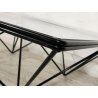 TAVOLINO Alanda FERRO VETRO Design Paolo Piva B&B anni 70 Vintage Coffee Table