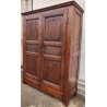ANTICO ARMADIO PIEMONTESE legno pioppo FORMELLE epoca 1800 GUARDAROBA DISPENSA