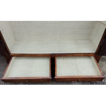 ANTICO ARMADIO PIEMONTESE legno pioppo FORMELLE epoca 1800 GUARDAROBA DISPENSA