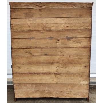 ANTICO ARMADIO PIEMONTESE legno pioppo FORMELLE epoca 1800 GUARDAROBA DISPENSA