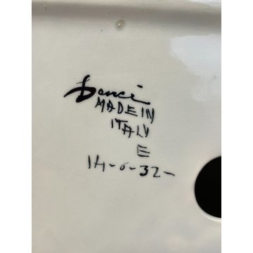 ANTICA FIGURA CERAMICA LENCI MADONNA maternità  policroma SANDRO VACCHETTI 1930