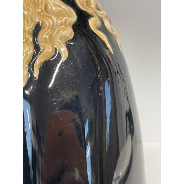 ANTICA FIGURA CERAMICA LENCI MADONNA maternità  policroma SANDRO VACCHETTI 1930