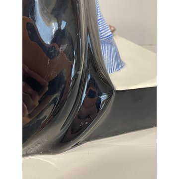 ANTICA FIGURA CERAMICA LENCI MADONNA maternità  policroma SANDRO VACCHETTI 1930