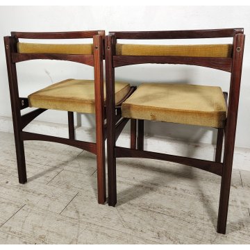 COPPIA SEDIA DESIGN anni 60 FRANCO BETTONICA per PILLININI Vintage Chair SEDIE