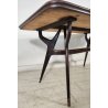 TAVOLO PRANZO DESIGN anni 50 LEGNO VETRO MARMO VINTAGE TABLE STILE ICO PARISI