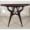 TAVOLO PRANZO DESIGN anni 50 LEGNO VETRO MARMO VINTAGE TABLE STILE ICO PARISI