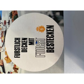 SET 6 CUCCHIAINI Franz Fürst ETWAS GUTES fürst-Besteck AUS SOLINGEN VINTAGE '50s