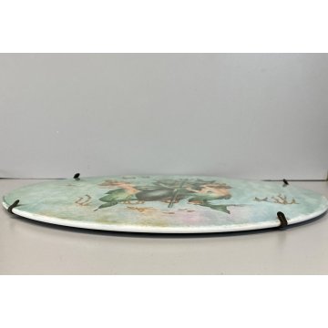 PIATTO DECORATIVO da PARETE CERAMICA SCENA MITOLOGICA Il mito di Nettuno ø 41 cm