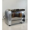 TOSTAPANE Dualit 2 Slot MOD 21052 ACCIAIO INOSSIDABILE FUNZIONANTE UK