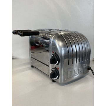 TOSTAPANE Dualit 2 Slot MOD 21052 ACCIAIO INOSSIDABILE FUNZIONANTE UK