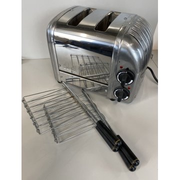 TOSTAPANE Dualit 2 Slot MOD 21052 ACCIAIO INOSSIDABILE FUNZIONANTE UK