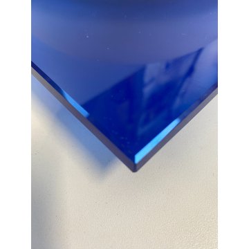 LAMPADA PLAFONIERA PARETE Leucos MURANO DUE Gio 30 P-PL BLUE BIANCO 30x30cm '90