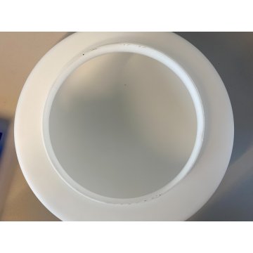 LAMPADA PLAFONIERA PARETE Leucos MURANO DUE Gio 30 P-PL BLUE BIANCO 30x30cm '90