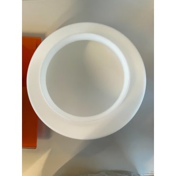 LAMPADA PLAFONIERA PARETE Leucos MURANO DUE Gio 30 P-PL ARANCIONE BIANCO 30x30cm