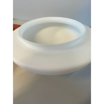 LAMPADA PLAFONIERA PARETE Leucos MURANO DUE Gio 30 P-PL ARANCIONE BIANCO 30x30cm