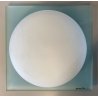 LAMPADA PLAFONIERA PARETE Leucos MURANO DUE Gio 30 P-PL TRASPARENTE BIANCO 30x30