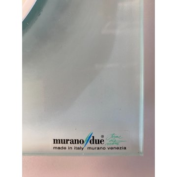 LAMPADA PLAFONIERA PARETE Leucos MURANO DUE Gio 30 P-PL TRASPARENTE BIANCO 30x30