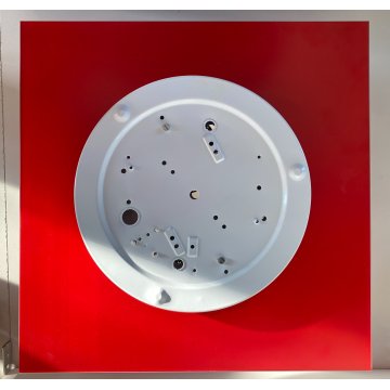 LAMPADA PLAFONIERA PARETE Leucos MURANO DUE Gio 40-50 P-PL ROSSO BIANCO 40x40cm