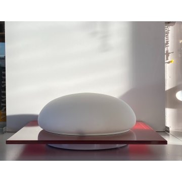 LAMPADA PLAFONIERA PARETE Leucos MURANO DUE Gio 40-50 P-PL ROSSO BIANCO 40x40cm