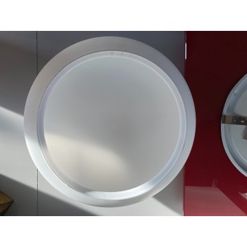 LAMPADA PLAFONIERA PARETE Leucos MURANO DUE Gio 40-50 P-PL ROSSO BIANCO 40x40cm