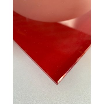 LAMPADA PLAFONIERA PARETE Leucos MURANO DUE Gio 40-50 P-PL ROSSO BIANCO 40x40cm