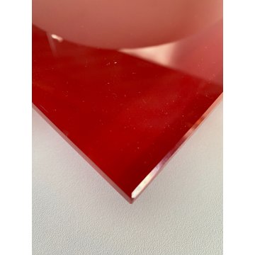 LAMPADA PLAFONIERA PARETE Leucos MURANO DUE Gio 40-50 P-PL ROSSO BIANCO 40x40cm