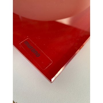 LAMPADA PLAFONIERA PARETE Leucos MURANO DUE Gio 40-50 P-PL ROSSO BIANCO 40x40cm