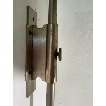 APPLIQUE "Delta" DESIGN SERGIO MAZZA Artemide ACCIAIO SATINATO VETRO OPALINO '60