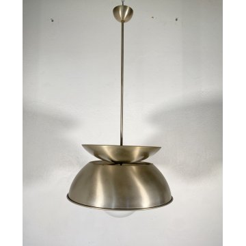 LAMPADARIO SOSPENSIONE Cetra DESIGN Vico Magistretti ARTEMIDE METALLO 4 LUCI '65