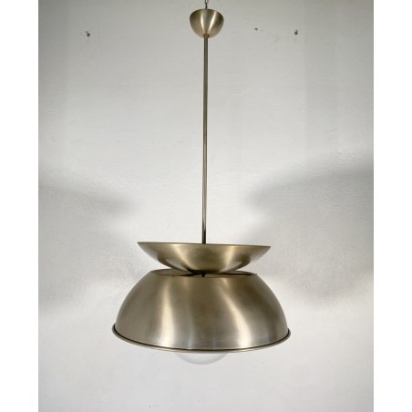 LAMPADARIO SOSPENSIONE Cetra DESIGN Vico Magistretti ARTEMIDE METALLO 4 LUCI '65