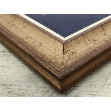 QUADRO DIPINTO olio tela Walter Pozzi LA MASCHERA MORENTE epoca 900 ARLECCHINO