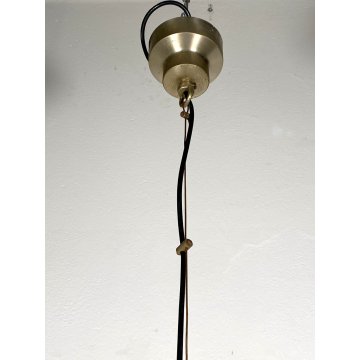 SOSPENSIONE LAMPADARIO Delta DESIGN SERGIO MAZZA Artemide OTTONE NICHELATO VETRO