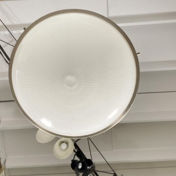 SOSPENSIONE LAMPADARIO Delta DESIGN SERGIO MAZZA Artemide OTTONE NICHELATO VETRO
