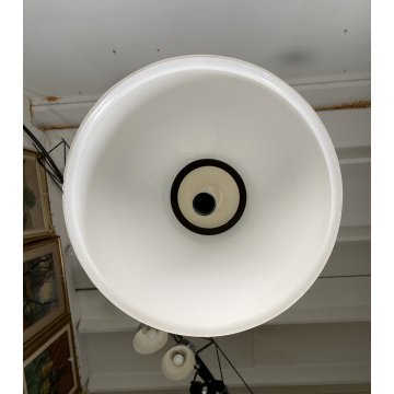 SOSPENSIONE LAMPADARIO Delta DESIGN SERGIO MAZZA Artemide OTTONE NICHELATO VETRO