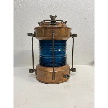 GRANDE LANTERNA NAVIGAZIONE Groen Vislicht BARCA FANALE RAME LUCE BLU PESCA