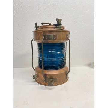 GRANDE LANTERNA NAVIGAZIONE Groen Vislicht BARCA FANALE RAME LUCE BLU PESCA