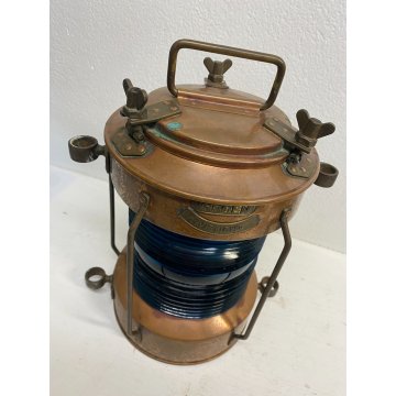 GRANDE LANTERNA NAVIGAZIONE Groen Vislicht BARCA FANALE RAME LUCE BLU PESCA